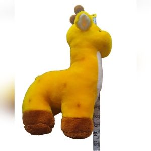 Vintage Standing Giraffe Plush Stuffed Animal 12-14" Dense/Stiff